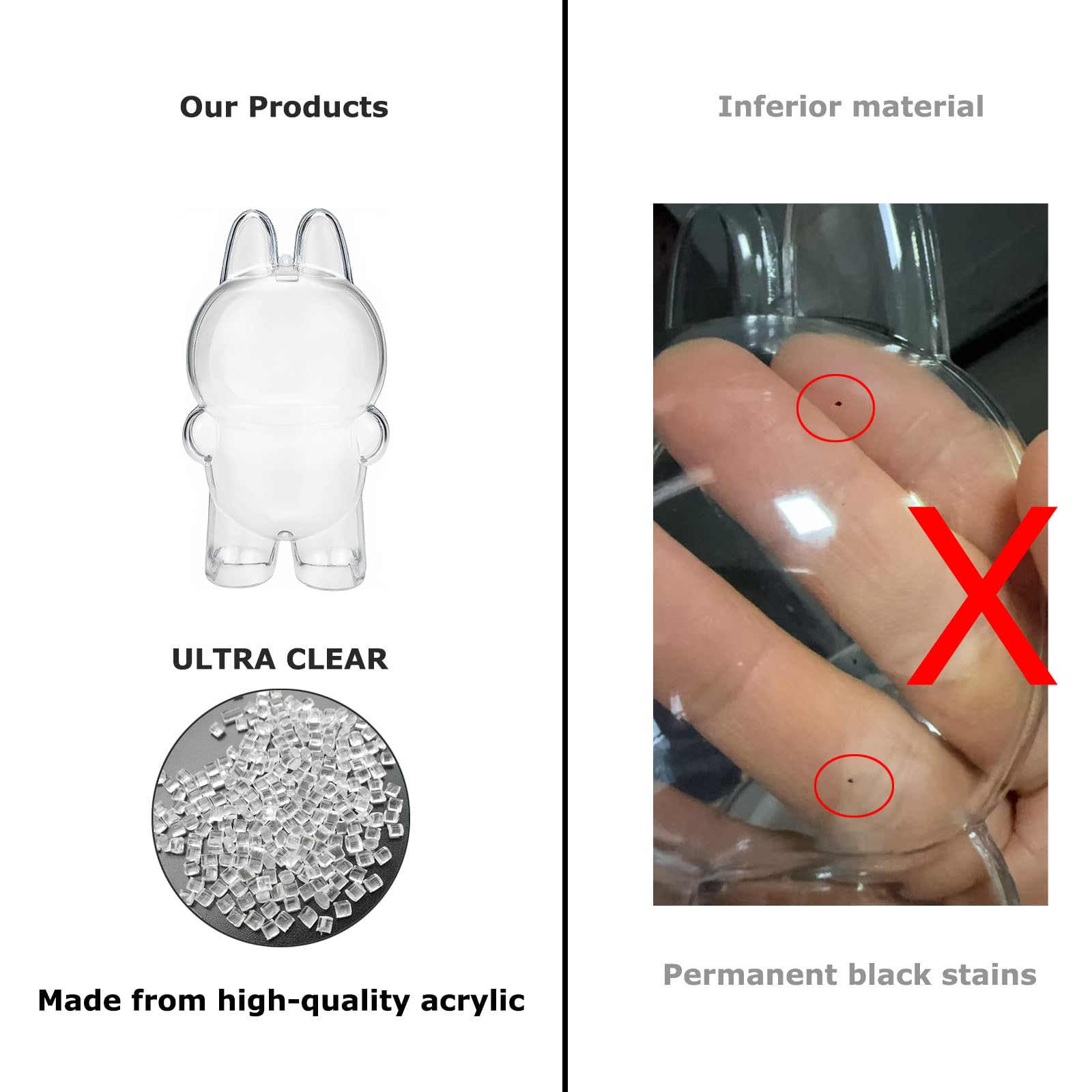 Transwon Protective Case for LABUBU Fall in Wild/ Let's